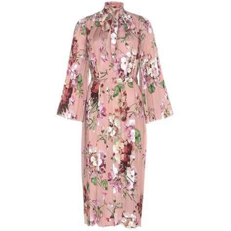 gucci kimono dress|Floral print silk evening dress .